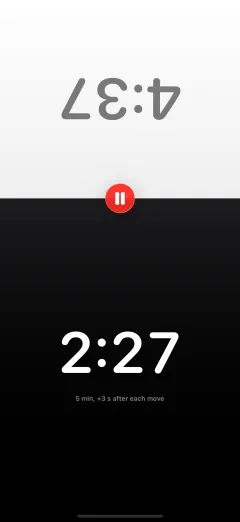 Chess Clock – App Screenshot